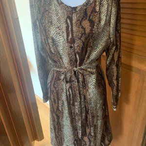 Veronica M animal print dress